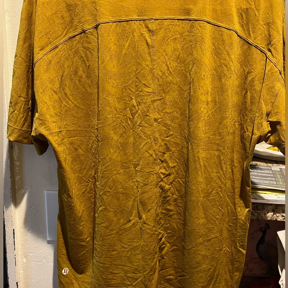 (NWOT) Lululemon Mustard Shirt - Picture 4 of 5